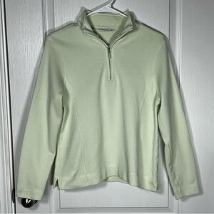 Cutter & Buck Women’s Pima Cotton Quarter Zip Pullover Sweater Golf Size Medium